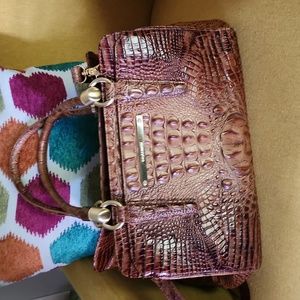 BRAHMIN TOASTED ALMOND HANDBAG